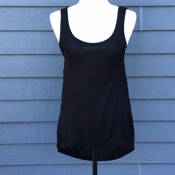 Black Swan Crochet Drape Back Tank Top - Picture 2 of 9